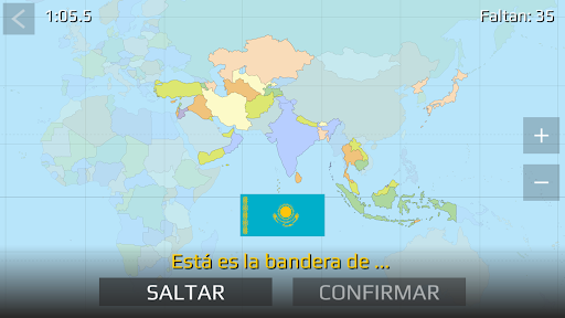 Captura de pantalla de World Map Quiz