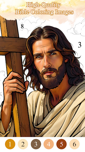 Bible Color Paint By Number screenshot