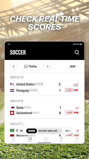 Captura de pantalla de FOX Sports: Watch Live Games