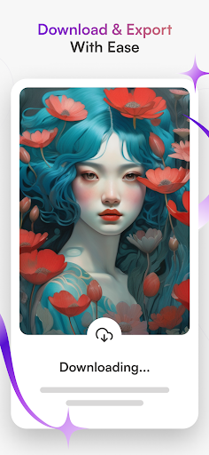 Captura de pantalla de starryai - AI Art Generator