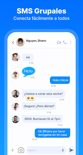 Captura de pantalla de Mensajero: Mensajes de Texto