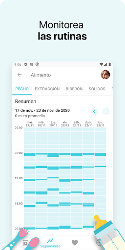 Captura de pantalla de Bebé + | Sigue su crecimiento