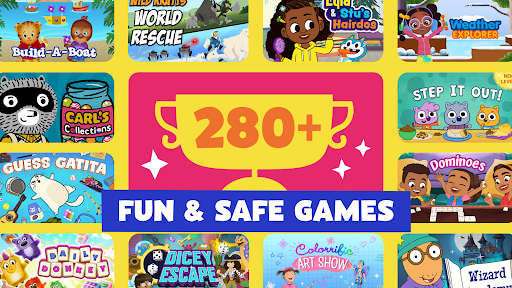 Captura de pantalla de PBS KIDS Games
