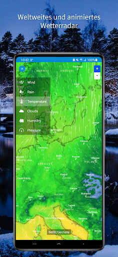 Wettervorhersage (Radarkarte) Screenshot