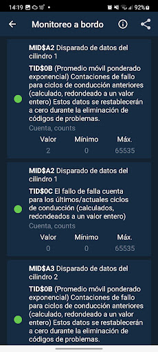 Captura de pantalla de Obd Mary - Car Scanner for ELM