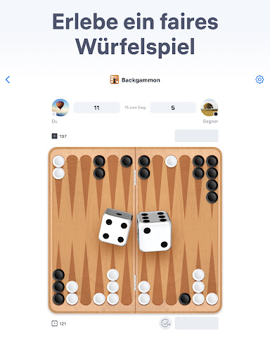 Backgammon - Brettspiel Screenshot