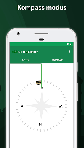 Qibla, Mekka Kompass 100% Screenshot