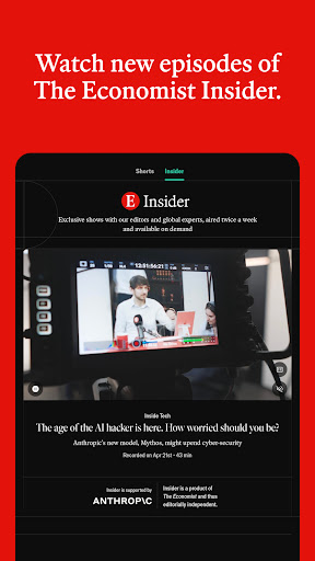 Captura de pantalla de The Economist - World News