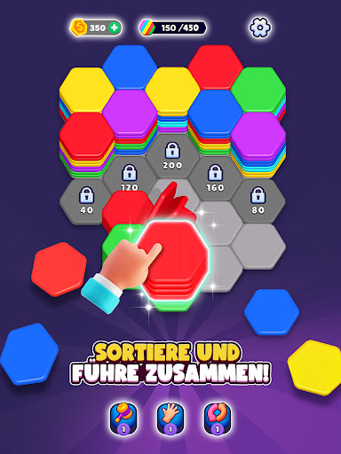 Hexa Sort Screenshot
