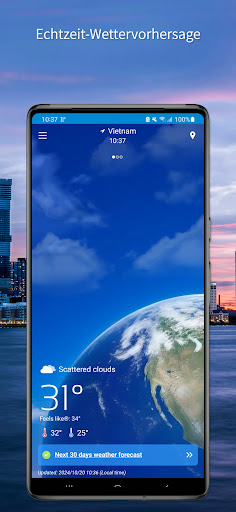 Wettervorhersage (Radarkarte) Screenshot
