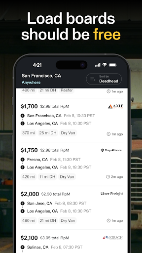TruckSmarter Free Load Board screenshot