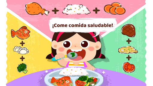 Captura de pantalla de Hábitos Diarios del Panda Bebé
