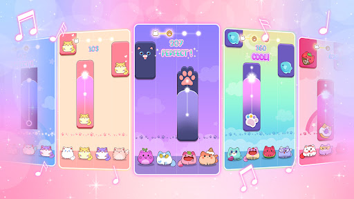 Captura de pantalla de Cat Tiles: Cute Piano Game