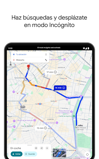 Captura de pantalla de Google Maps