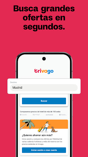 Captura de pantalla de trivago : Compara hoteles