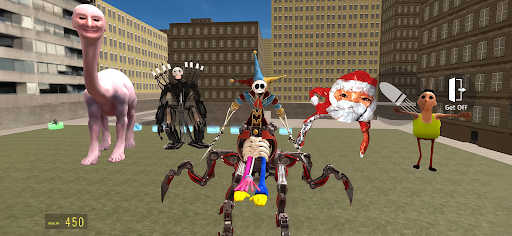 Captura de pantalla de Nextbots In Playground mod
