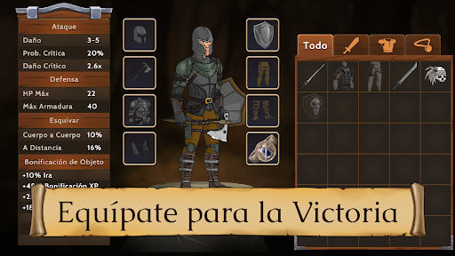 Captura de pantalla de Obsidian Knight RPG