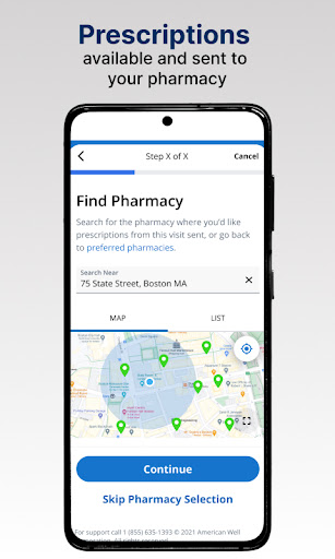 Captura de pantalla de LiveHealth Online Mobile