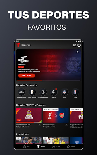 Captura de pantalla de Telemundo: Series y TV en vivo