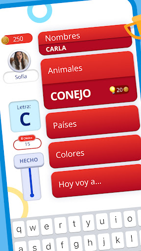 Captura de pantalla de Stop 2: Juego Basta en Español