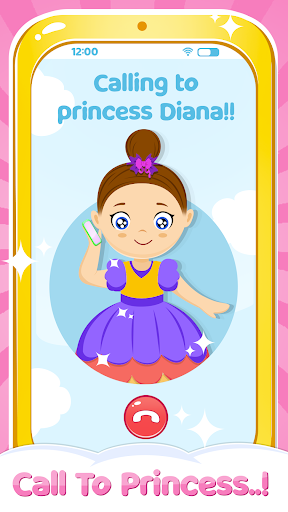Captura de pantalla de princesa juego de teléfono