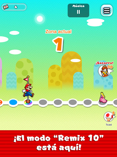 Captura de pantalla de Super Mario Run