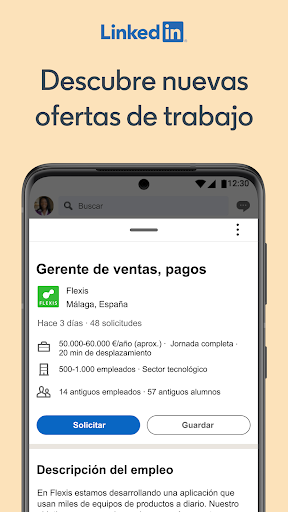 Captura de pantalla de LinkedIn: Red Profesional