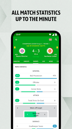 BeSoccer: Fußball Ergebnisse Screenshot