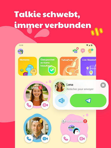 JusTalk Kids Messenger Screenshot