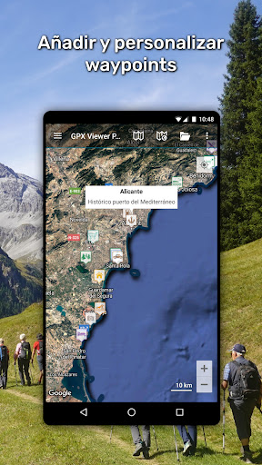 Captura de pantalla de GPX Viewer PRO: caminar y bici