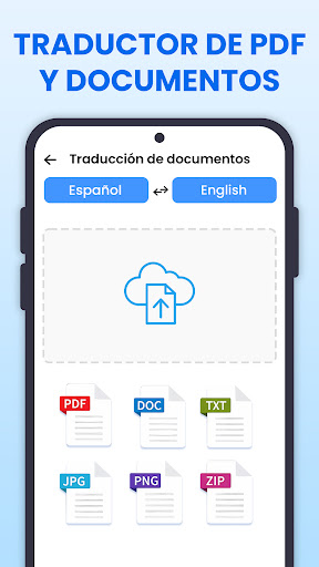 Captura de pantalla de Todo Traducir: Foto, PDF, DOC