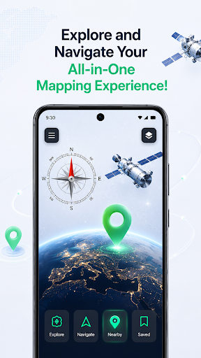 Captura de pantalla de Live Atlas: Vista Satélite