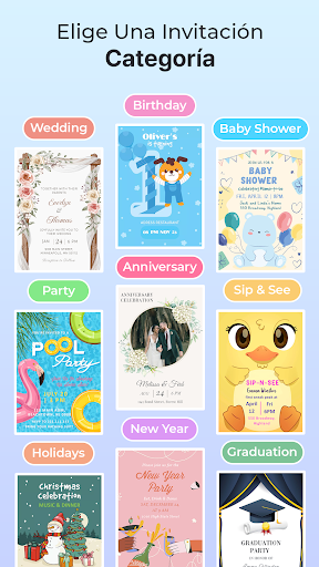 Captura de pantalla de Diseño tarjeta de invitación