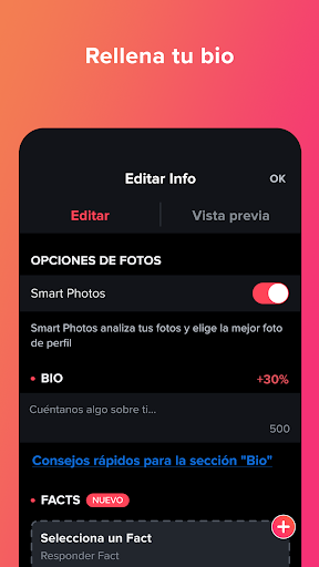 Captura de pantalla de Tinder - App de Citas y Ligar