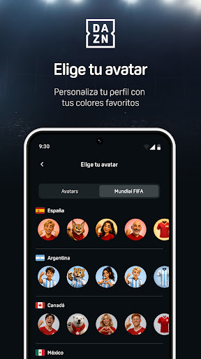 Captura de pantalla de DAZN - Deportes en Directo