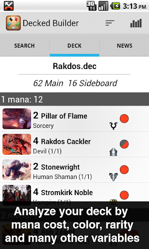 Captura de pantalla de Decked Builder