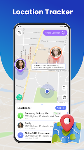 Phone Tracker & GPS Location Screenshot