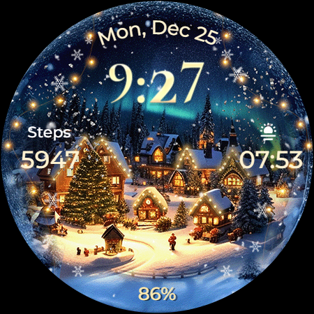 Captura de pantalla de Animated North Pole Christmas