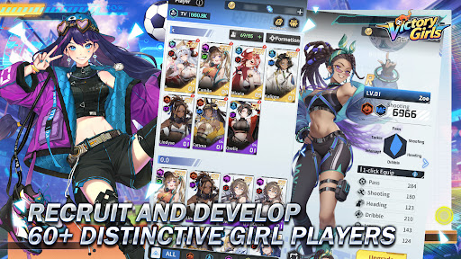 Victory Girls: Anime Soccer screenshot