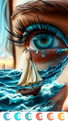 Surreal Art Coloring Pages screenshot