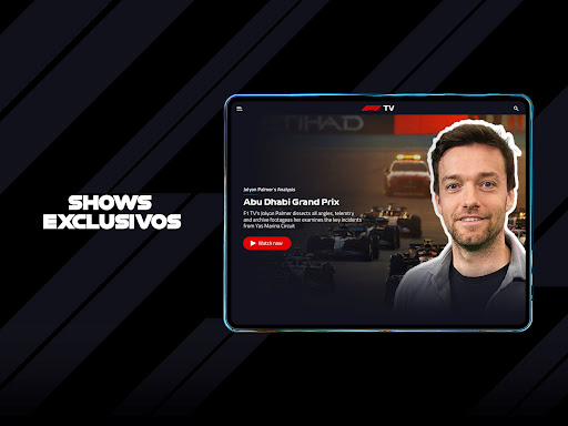 Captura de pantalla de F1 TV