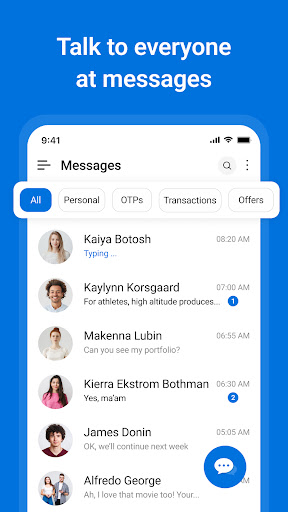 Captura de pantalla de Messages: Text Message, SMS