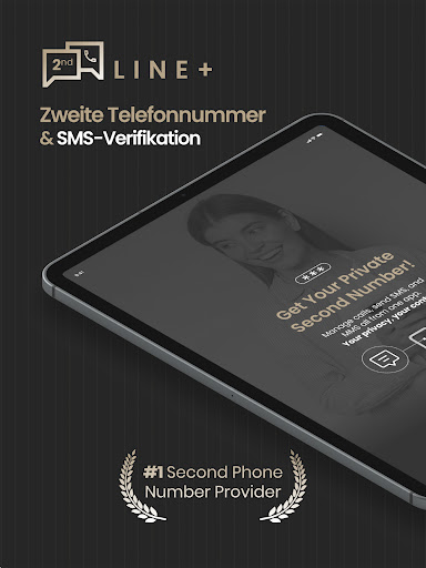 2nd Line Phone Number & eSIM Screenshot