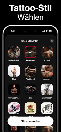Tattoo AI – Tattoo-Designs Screenshot