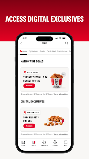 Captura de pantalla de KFC US - Ordering App