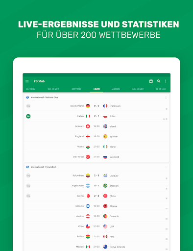 FotMob - Fußball Ergebnisse Screenshot