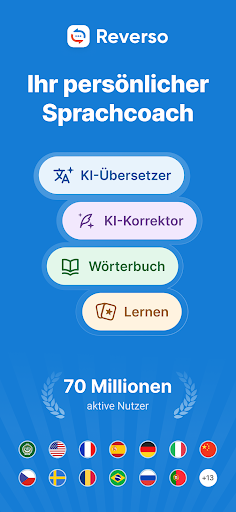 Reverso Übersetzer Wörterbuch Screenshot