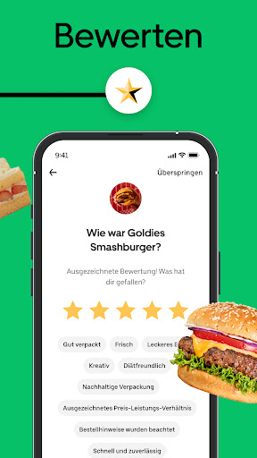 Uber Eats: Essenslieferung Screenshot