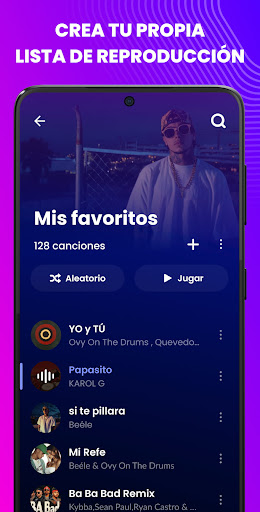 Captura de pantalla de Reproductor de Música & MP3