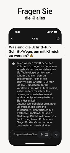 Chatbot-App: KI-Assistent Screenshot
